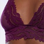 Savage X Fenty Reg Dotted Mesh Lace Bralette Size S Purple Photo 9