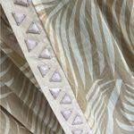 Vince Camuto NWT Palm Print Semi-Sheer Beaded Duster / Long Line Cover-Up Top Photo 6