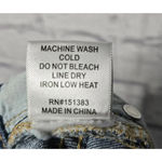 Current Air  patchwork straight leg mid rise denim jeans size Medium. Photo 8