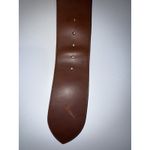 Y2K‎ Vintage Iceberg Belt Leather Embroidered Size 42 Retro Style 41" Boho Hobo Brown Photo 9