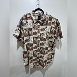 Her Universe Cartoon Network Over The Garden Wall Tonal Scenes Allover Print Woven Button-Up Photo 2