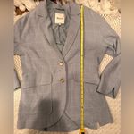 Madewell  Women's blue  Blazer  Small 70%Cotton 30%Linen Photo 5