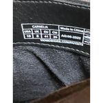 Vionic  Carnelia Black Nubuck Water Repellent Ankle Boots Block Heel Size 10 Chic Photo 8