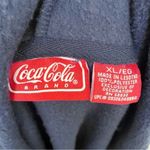 Coca-Cola Fleece Jacket XL Full Zip Hooded Warm Cozy Trademarked Soda Atlanta Photo 4