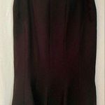 Ann Taylor NWT  Officecore Flare Bottom Midi Black Pencil Business Skirt Photo 0
