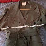 Vince  olive green belted utility jacket Photo 8