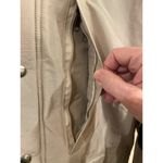 Woolrich  Vintage Light Jacket Womens Size Large Beige Hooded wool blend lined Photo 4