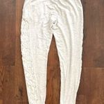 Flora Nikrooz light gray sweatpants/pj bottoms with white lace trim, size XS Photo 3