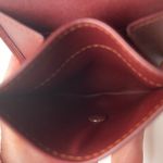 Cartier Vintage Burgundy Leather Coin Pouch Wallet - Preowned Photo 6