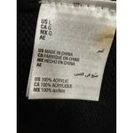 Karen Scott Color Block Minimalist Monochrome Long Open Front Acrylic Long Sweater Size L Photo 5