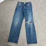 ABRAND A Slouch Jean Baggy 90’s Denim light wash jeans loose fit wide leg Blue Size 25 Photo 2