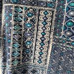 Pilcro and the Letterpress Anthropologie Blue Patterned Patchwork Corduroy Pants Photo 5