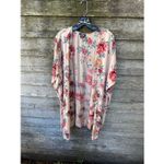 Angie  size L silky floral print open cardigan Photo 2