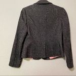 Loft Ann Taylor  Black & White Tweed Boxy Fit Blazer Jacket 4P Dark Academia Photo 4