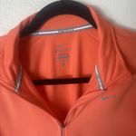 Nike Sweatshirt Womens M S Pink Pullover Long Sleeve Half Zip Dri Fit Sports Photo 2