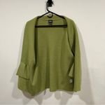 Eileen Fisher Green Boiled Wool Blazer XL Minimalist cardigan jacket oversized Photo 9