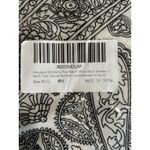 Allegrace White/Blk Paisley V Neck Short Sleeve Size 3XL Flowy Boho Plus Black Photo 7