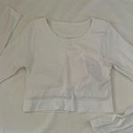 Lululemon  ribbed cropped longsleeve with built in bra size women’s 4 Photo 0