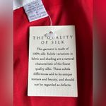Hugo Buscati NWT Mini beautiful Red Dress SZ 8 100% Silk small split on … Photo 7