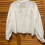 ZARA  White Lace Detail Blouse Photo 3