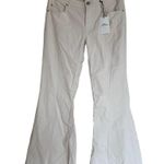 Urban Outfitters NWT BDG Corduroy Womens Extreme Flare Pants Cream 28 Photo 7