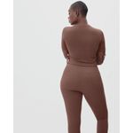 Everlane Cropped Seamless Tee in Brown Sz XS / S Photo 5