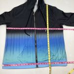 Black Blue Ombre Full Zip Hoodie Jacket XXL Photo 5