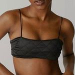 LIONESS Supernatural Black Quilted Cropped Top M Photo 0