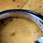 Natural Fire Opal Sterling Silver Ring Size 6 Photo 4