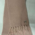 Michael Kors  Women’s Winter Knitted Neck Wrap  Scarf Tassles Soft Pink 72”  EUC Photo 0