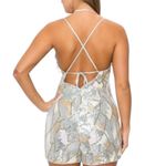 Miss Avenue  Metallic Sequin Romper Photo 5