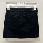 American Eagle  high rise jean mini skirt size 8 black Photo 1