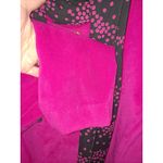 Leslie Fay  Pink Covered Button Blouse with Scarf‎ Size 10 Photo 4