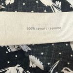 Aeropostale  Black Animal Bird Print Long Sleeve Crop Shirt Blouse Top Size S Photo 3