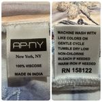 APNY Blue White Tie Dye Embroidered Pullover Top Birds Flowers NWT New XL Photo 15