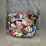 Coach  Poppy Signature Stamped C MultiColored Crossbody Photo 3
