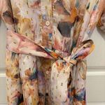 Venus Floral Shine Detail Maxi Digital Wildflowers sheer Dress Photo 5