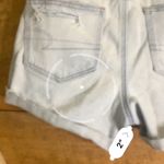 American Eagle  Shorts Size 2 Stretch Mom Short Womens Blue Denim Distressed Photo 7