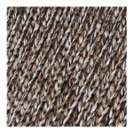 Corbin Collection 100% Silk Brown Blue Turtleneck Sweater Medium Photo 3