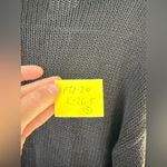 VTG TIARA Christmas Tree Sweater Multi Color Knit Elegant Black Gold Red S M Photo 10