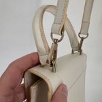 Neely & Chloe No 19‎ Mini Lady Bag White Saffiano Leather Crossbody Hand bag Photo 11