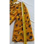 Harper Heritage floral print yellow blouse women's top 3/4 Sleeves Size XS Photo 11