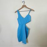 H:ours  Lambert Mini Dress Bright Blue Bodycon Cutout Women’s Size S Photo 1