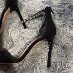 Nina New York Chic Black Heels with Crystal Details Photo 3