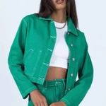 Princess Polly  Aurelie green denim jacket Photo 0