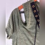 Vocal  L Lace Up Studded Cold Shoulder Tunic Top Photo 2