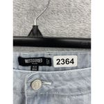 Missguided  Women's Jeans Frayed Ends Plus Size 16 Light Wash Straight Leg Photo 9