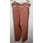 Veronica Beard NWT Karter Paperbag Linen Blend Casual Crop Pants Size 14 Photo 5