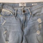 frame denim FRAME Skinny Jeans Lightwash Distressed Size 28 Denim Cotton Blend Pants Photo 1