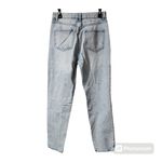 ZARA Size 6 high waisted distressed denim mom jeans Photo 1